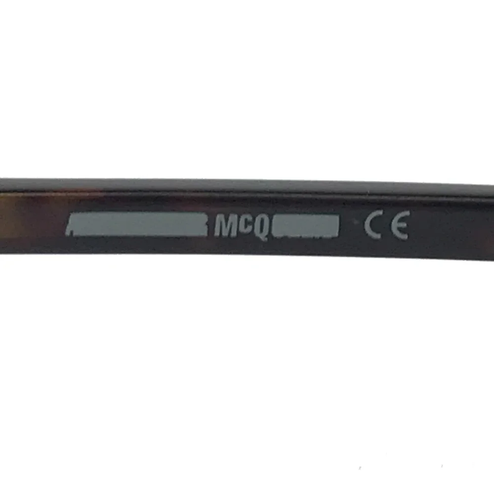 Alexander Mcqueen Eyeglasses Frames MQ0064O 003 Black Blue Rectangle 54-16-150